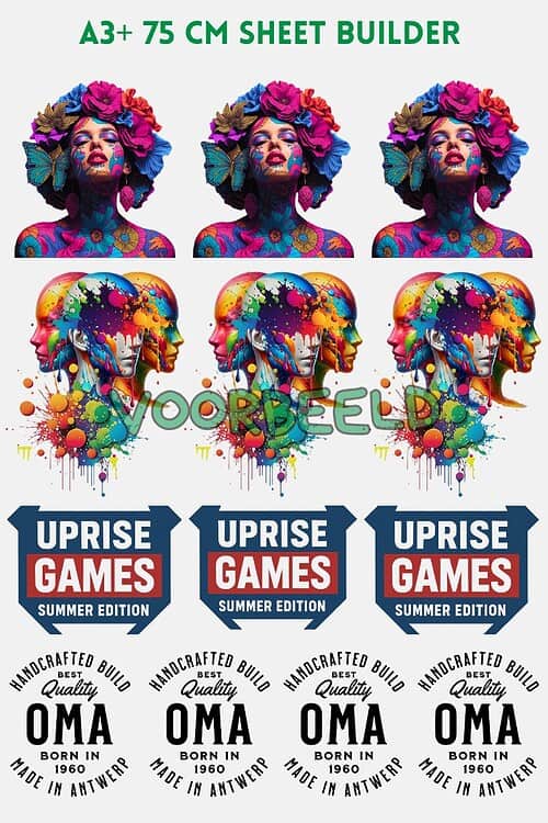 DTF Transfer 35 x 75 cm